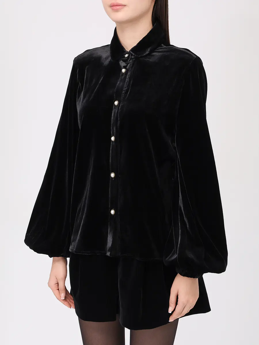 Блуза бархатная