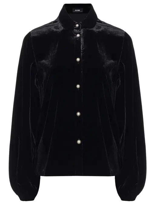 Блуза бархатная ALINE