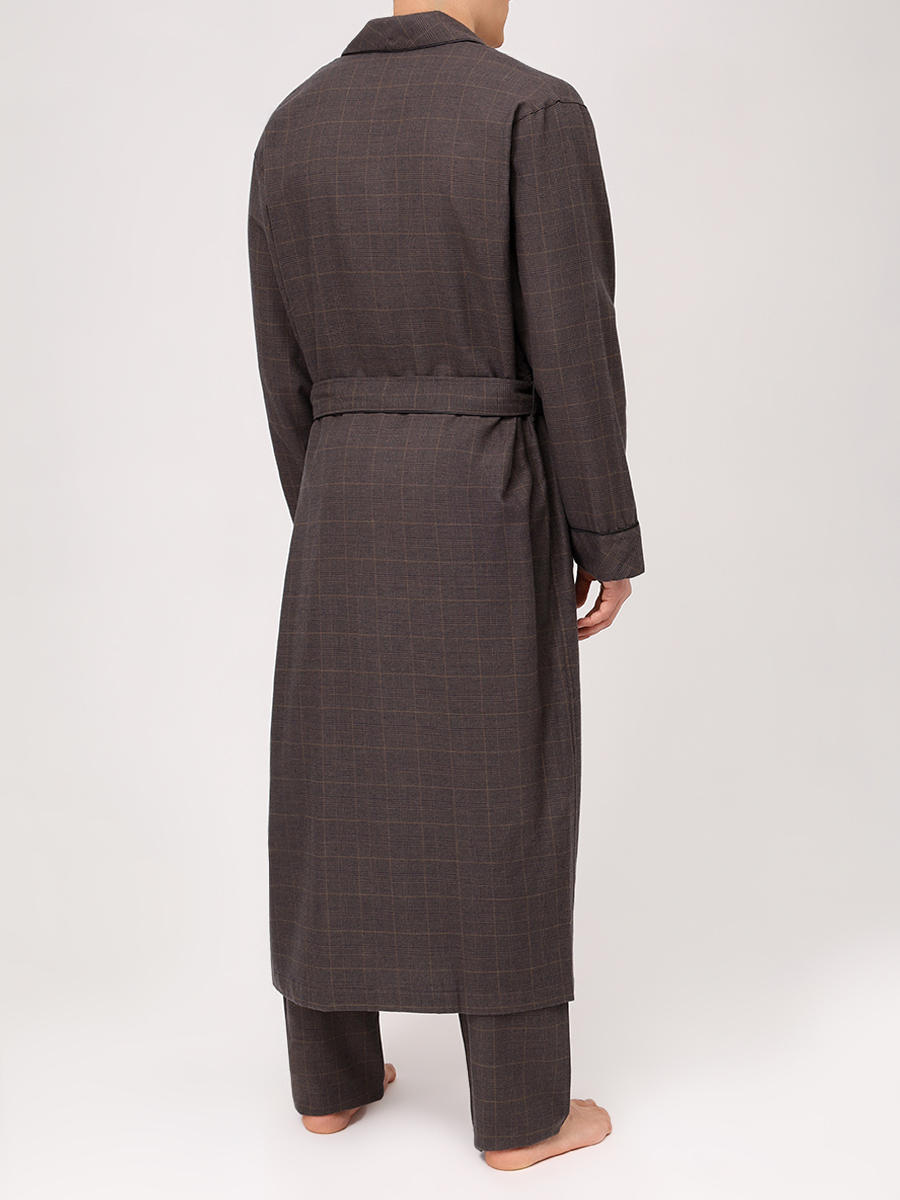 Халат из хлопка и шерсти
