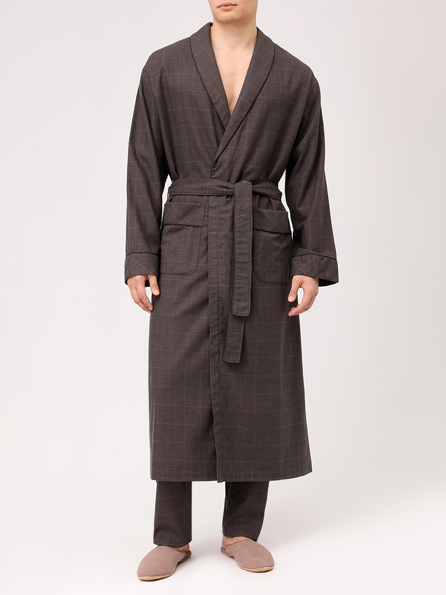 Брюки из хлопка и шерсти