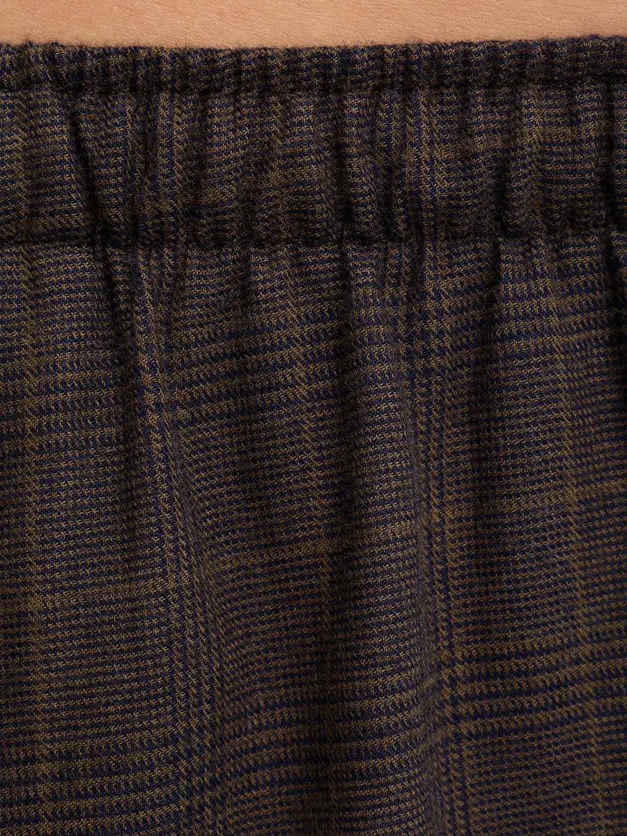 Брюки из хлопка и шерсти