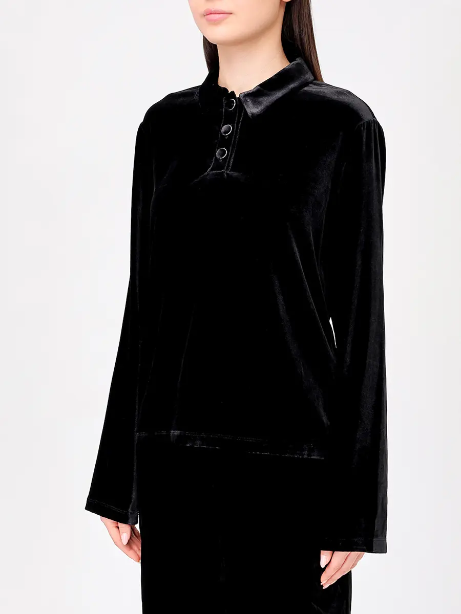 Поло бархатное