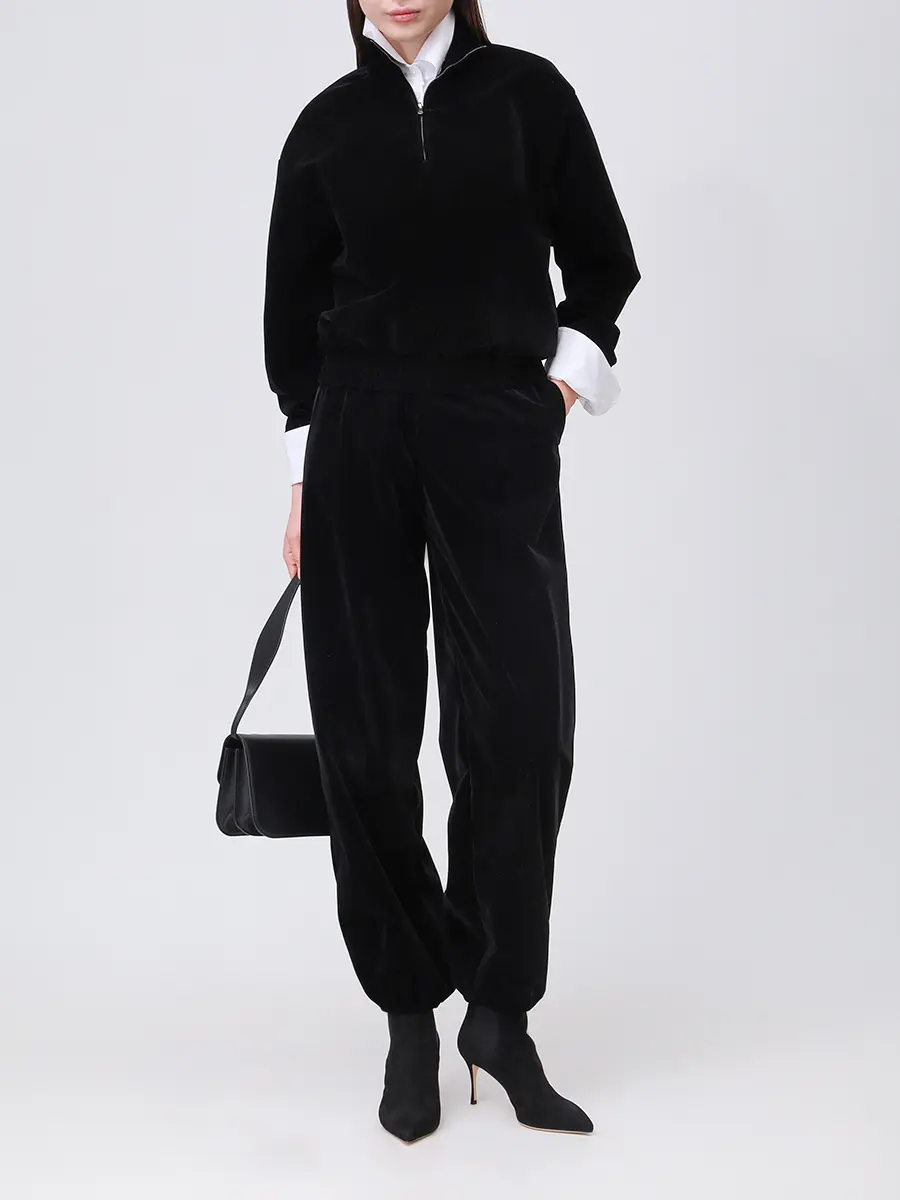 Брюки бархатные