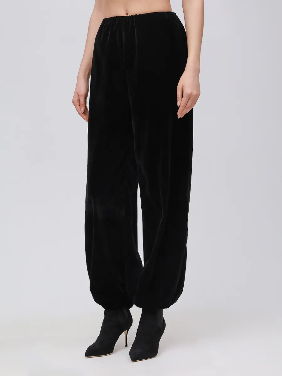 Брюки бархатные