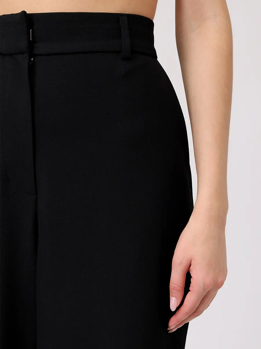 Брюки из вискозы и шерсти