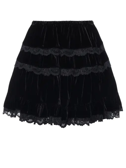 Юбка бархатная ALINE