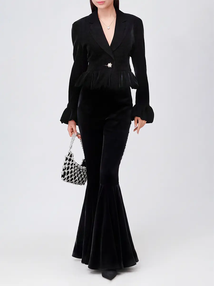 Брюки бархатные