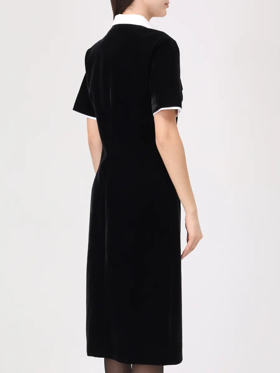 Платье бархатное