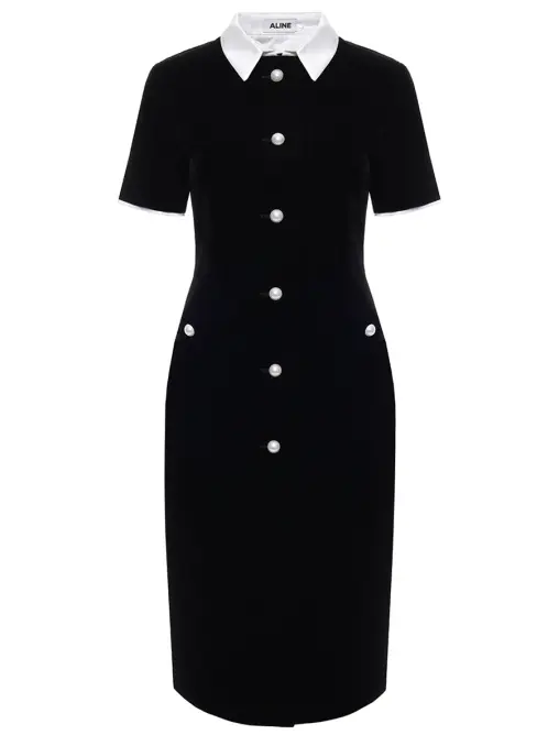 Платье бархатное ALINE