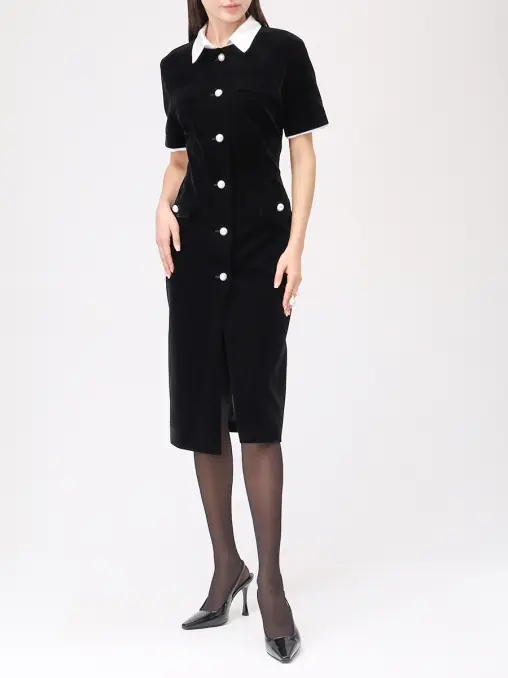 Платье бархатное ALINE