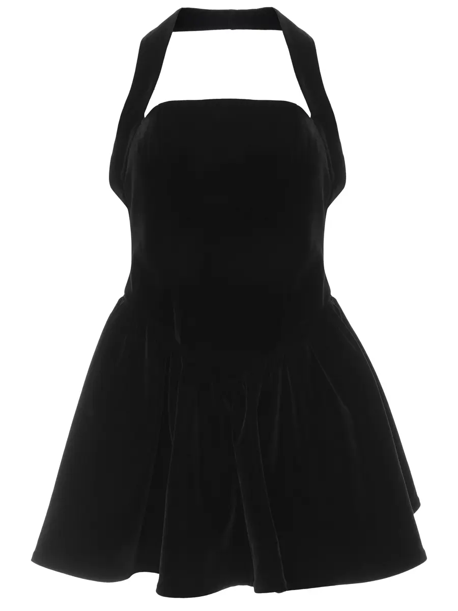 Платье бархатное