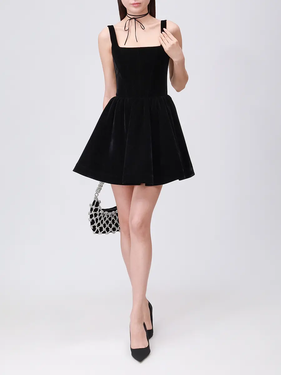 Платье бархатное BELLA