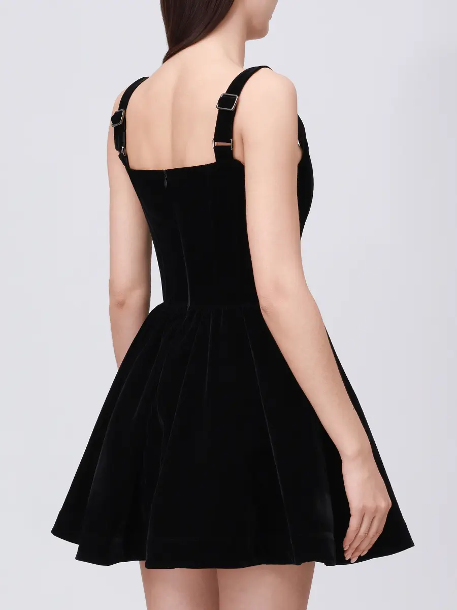 Платье бархатное BELLA