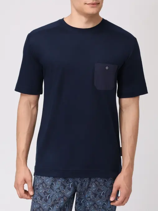 Футболка из хлопка и модала ZIMMERLI