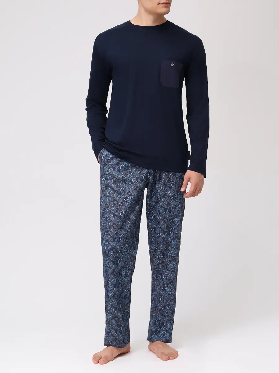 Лонгслив из хлопка и модала