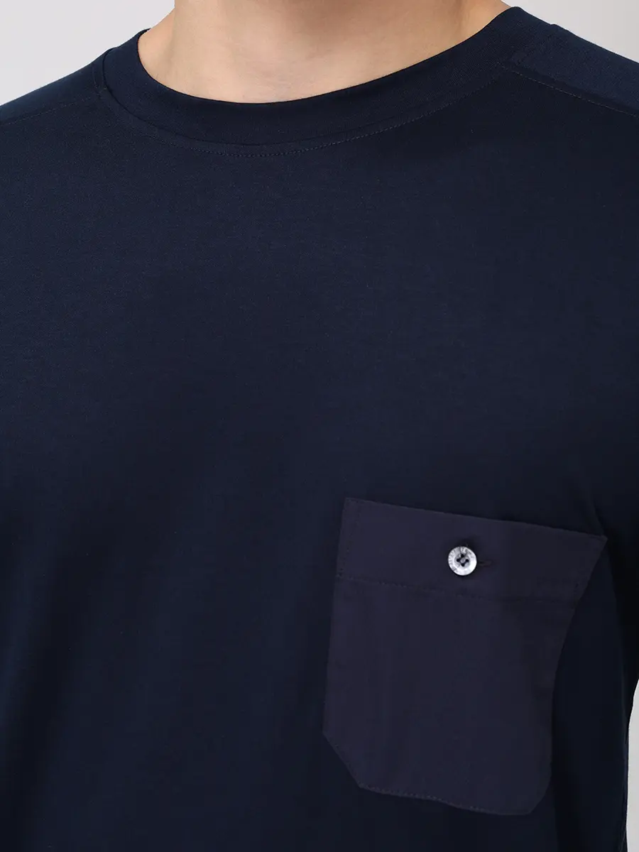 Лонгслив из хлопка и модала