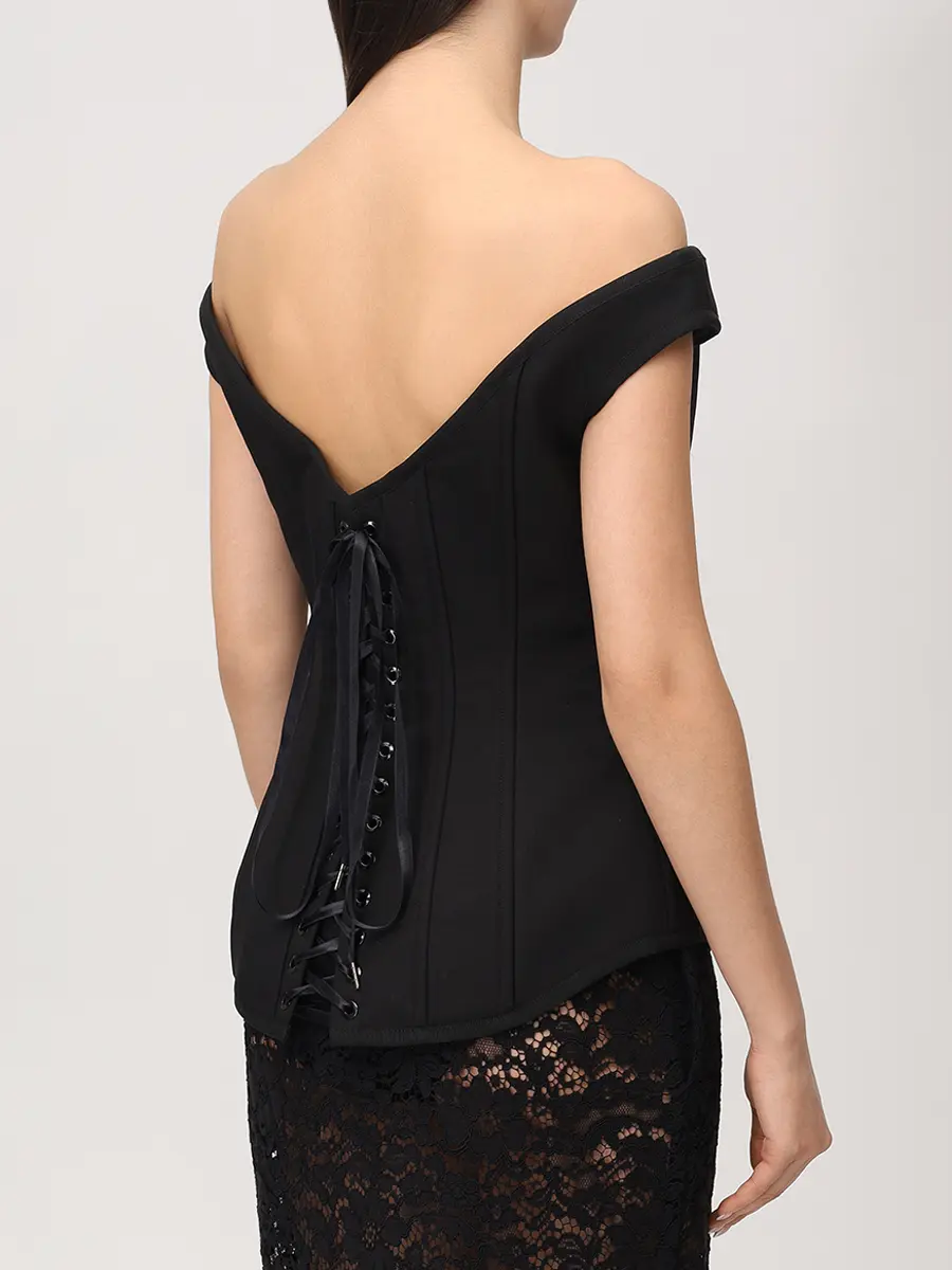 Корсет однотонный