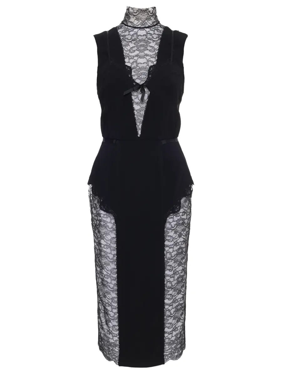 Платье с кружевом