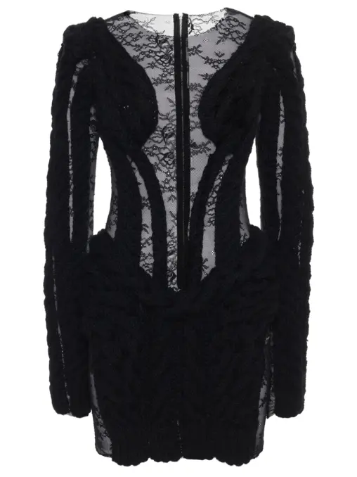 Платье с кружевом DANIIL ANTSIFEROV