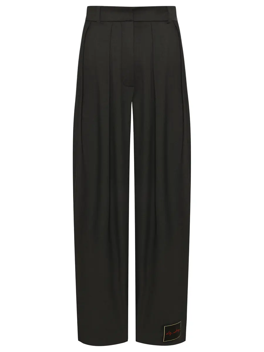 Брюки однотонные