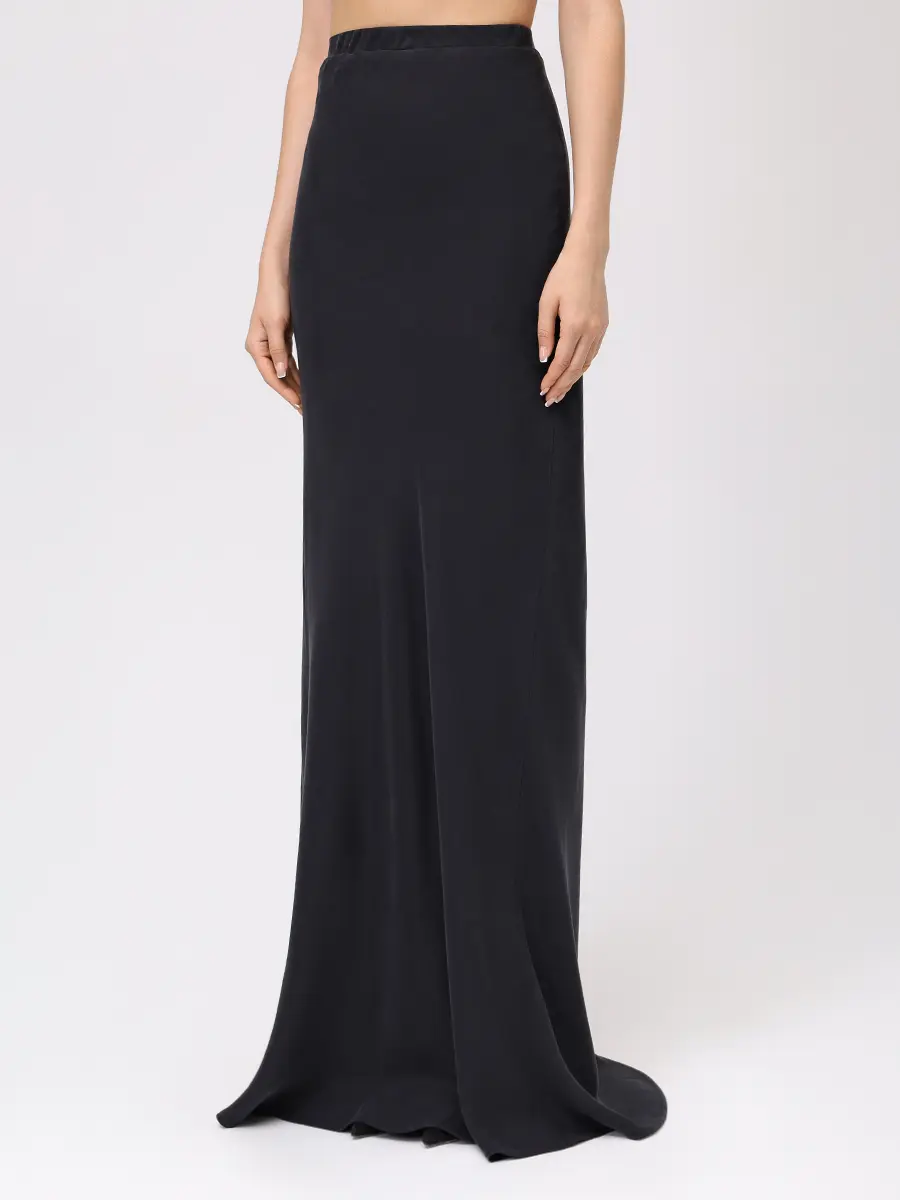 Юбка со шлейфом