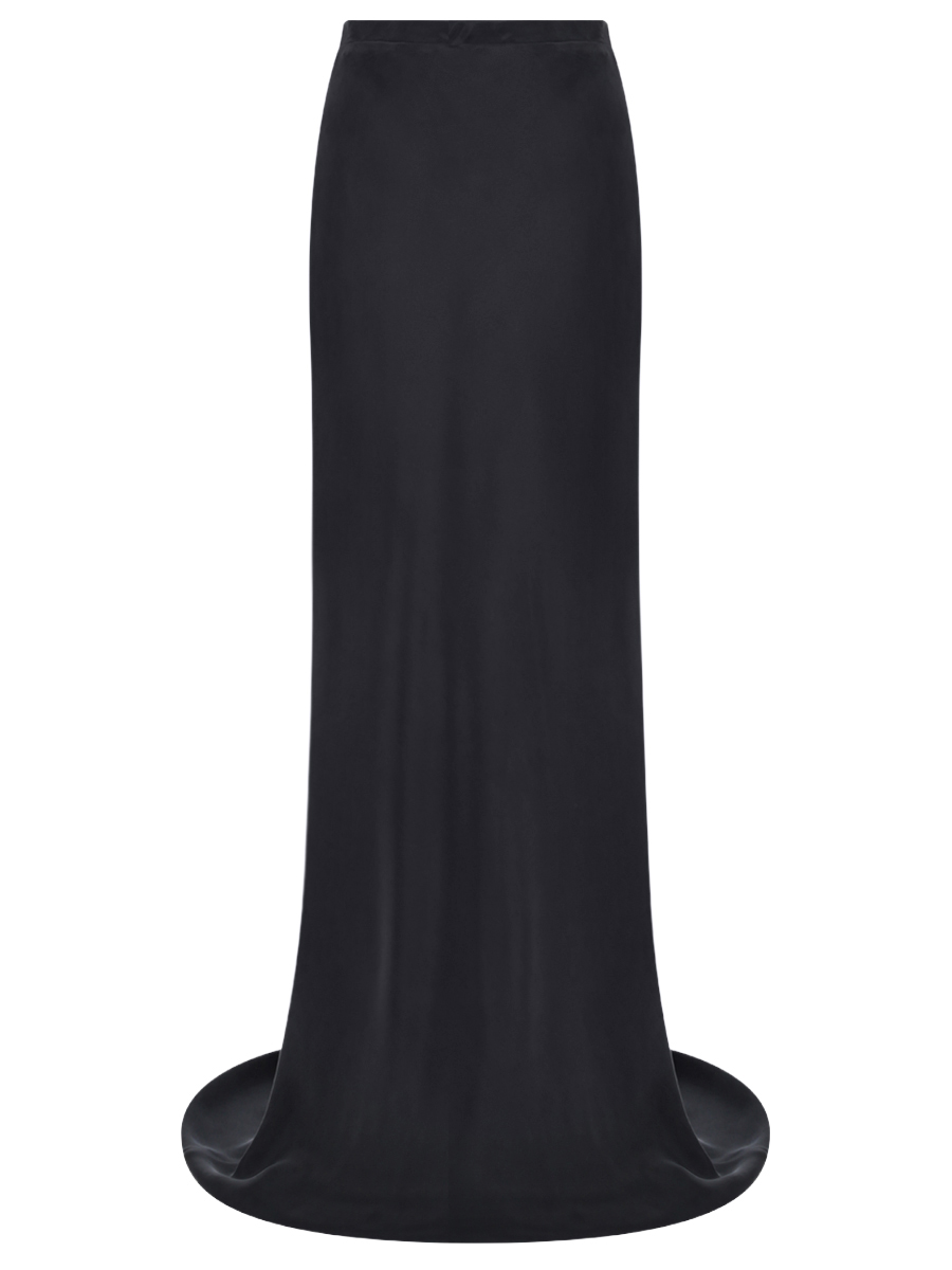 Юбка со шлейфом