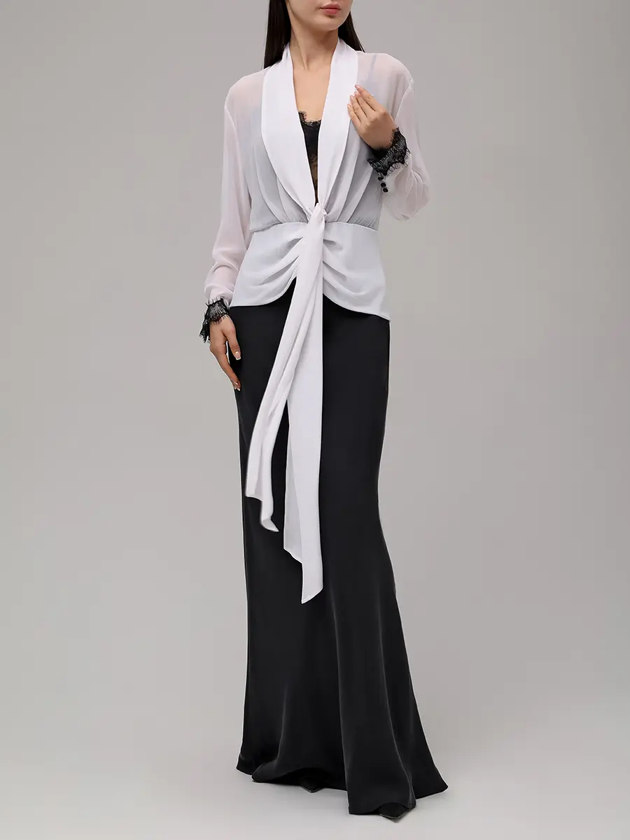 Платье комбинированное