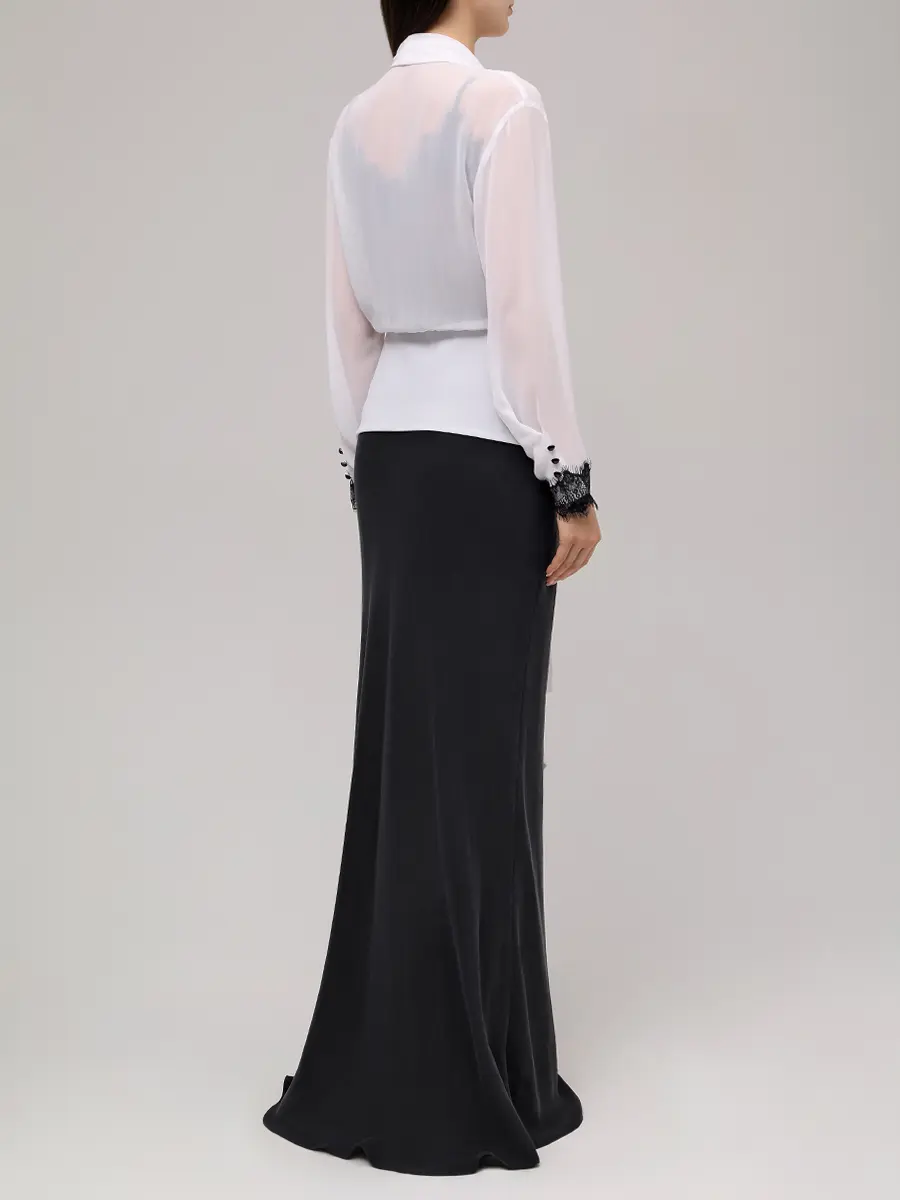 Платье комбинированное