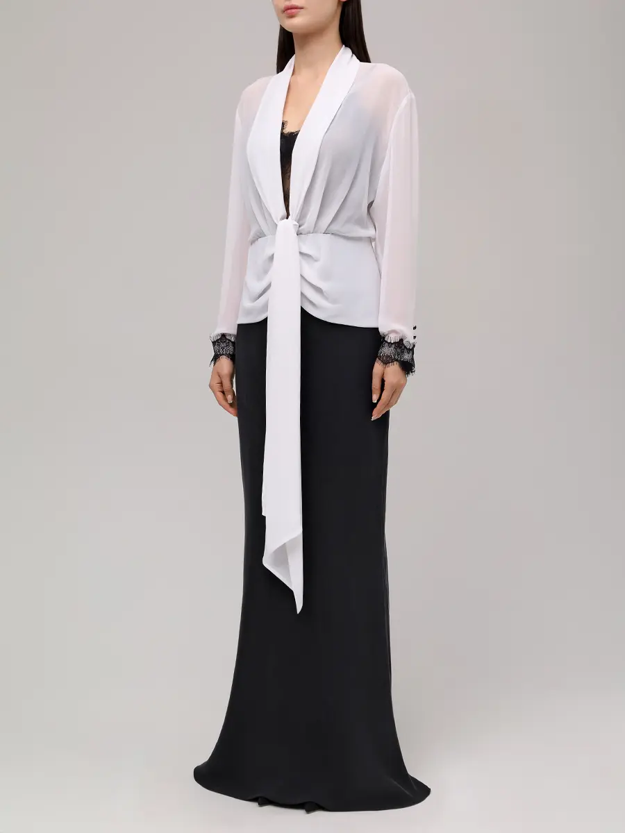 Платье комбинированное