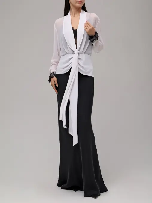 Платье комбинированное LAROOM