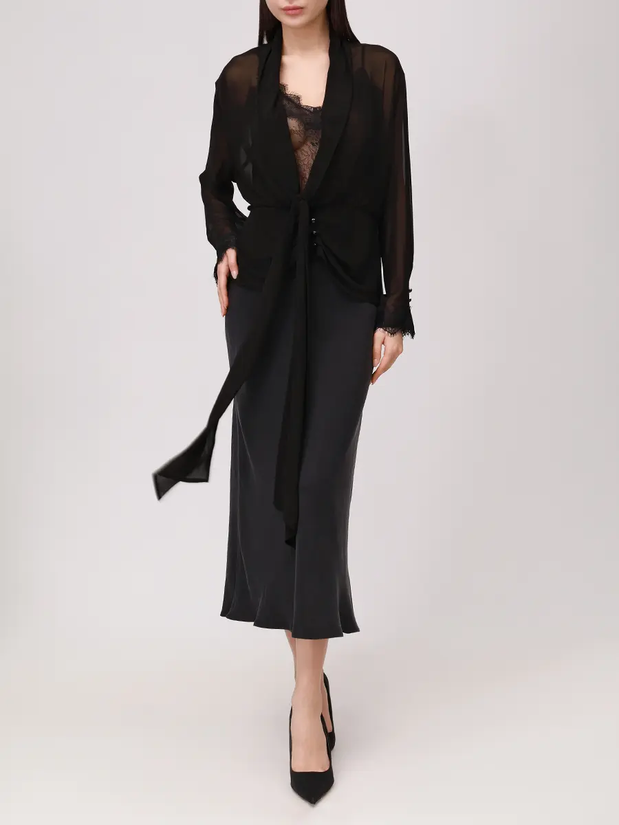 Платье с кружевом