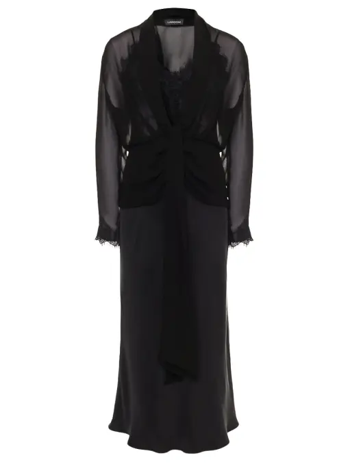 Платье с кружевом LAROOM