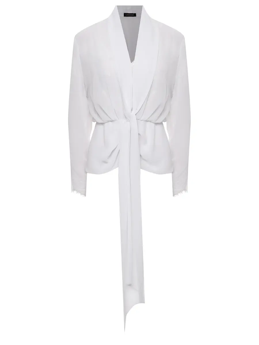 Блуза с кружевом