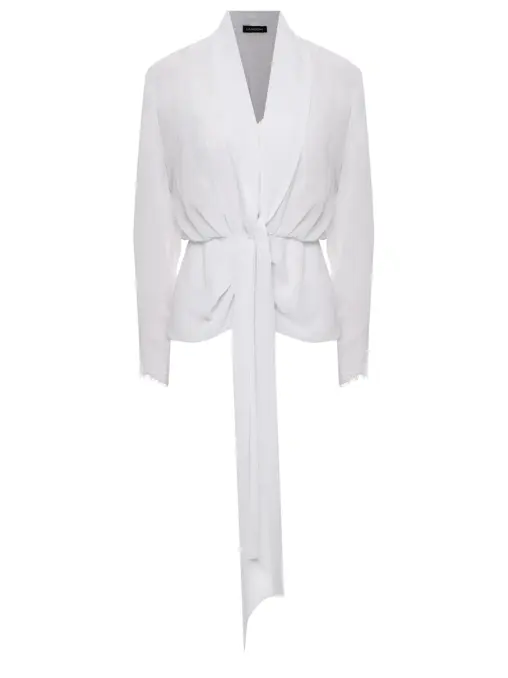 Блуза с кружевом LAROOM