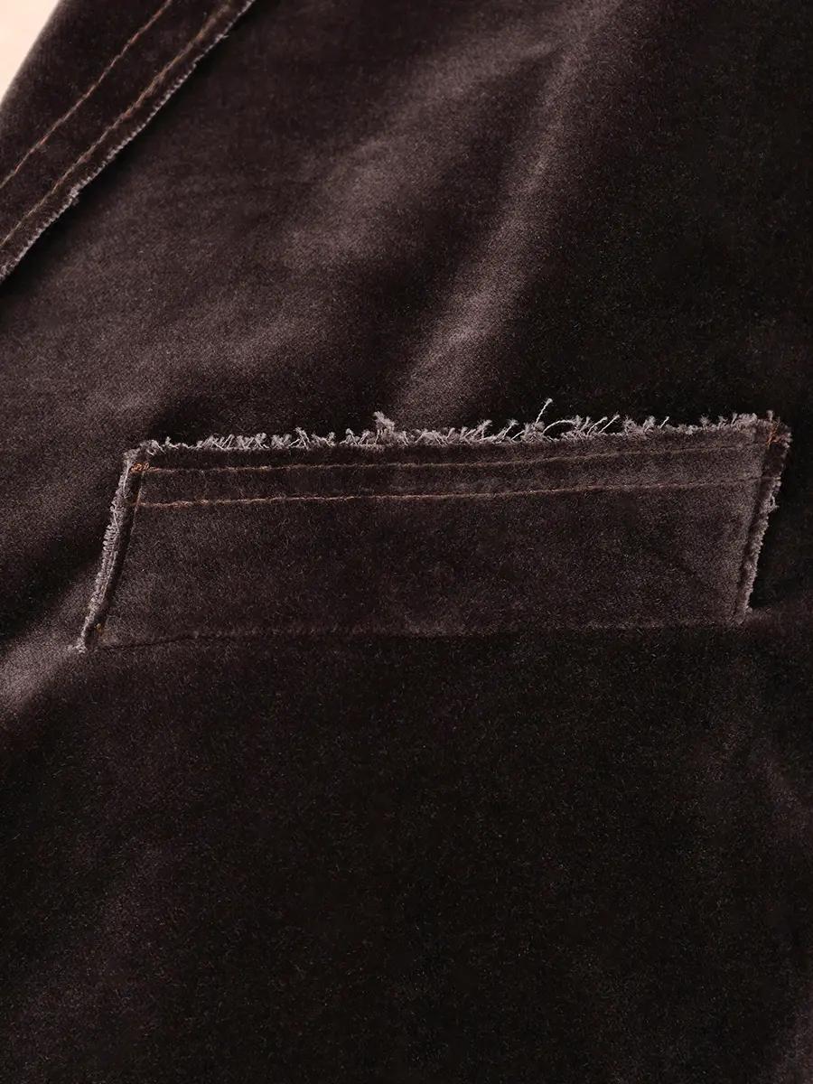 Жакет бархатный