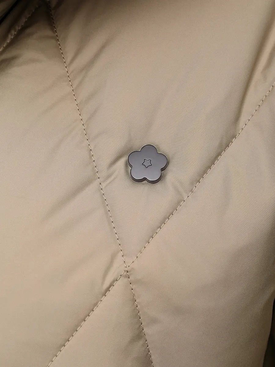 Пуховик стеганый