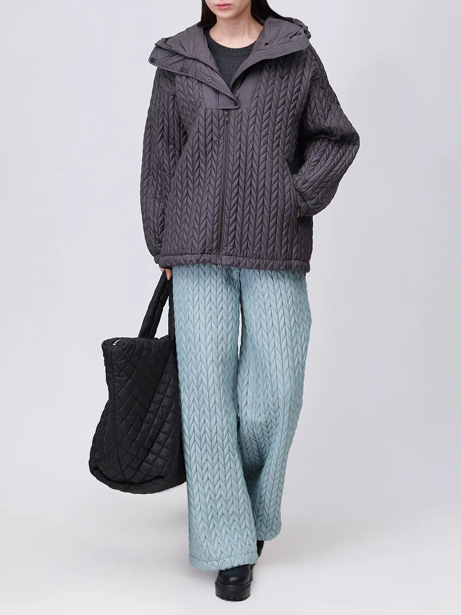 Пуховик стеганый