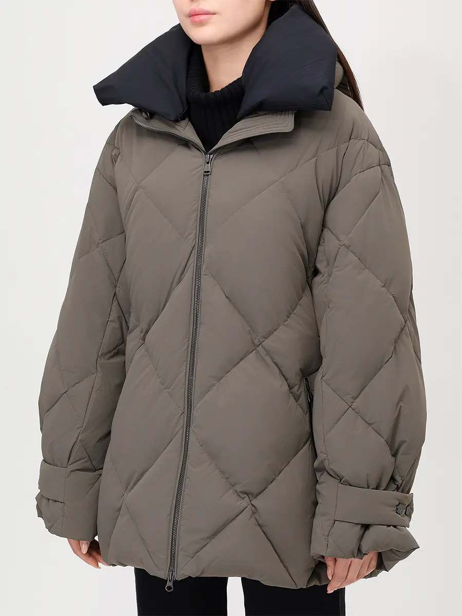 Пуховик стеганый