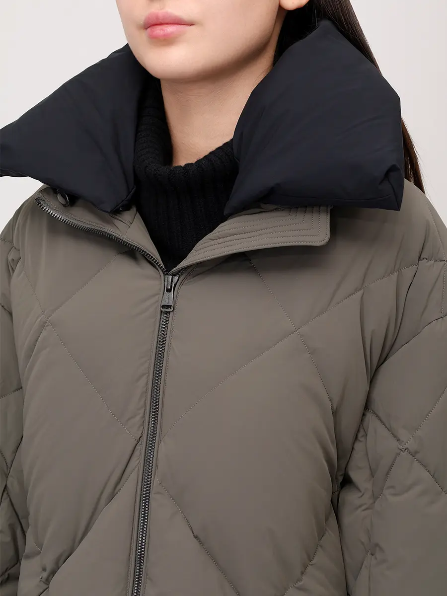 Пуховик стеганый