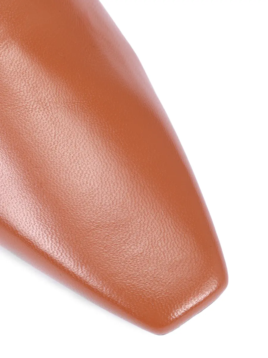 Ботильоны кожаные