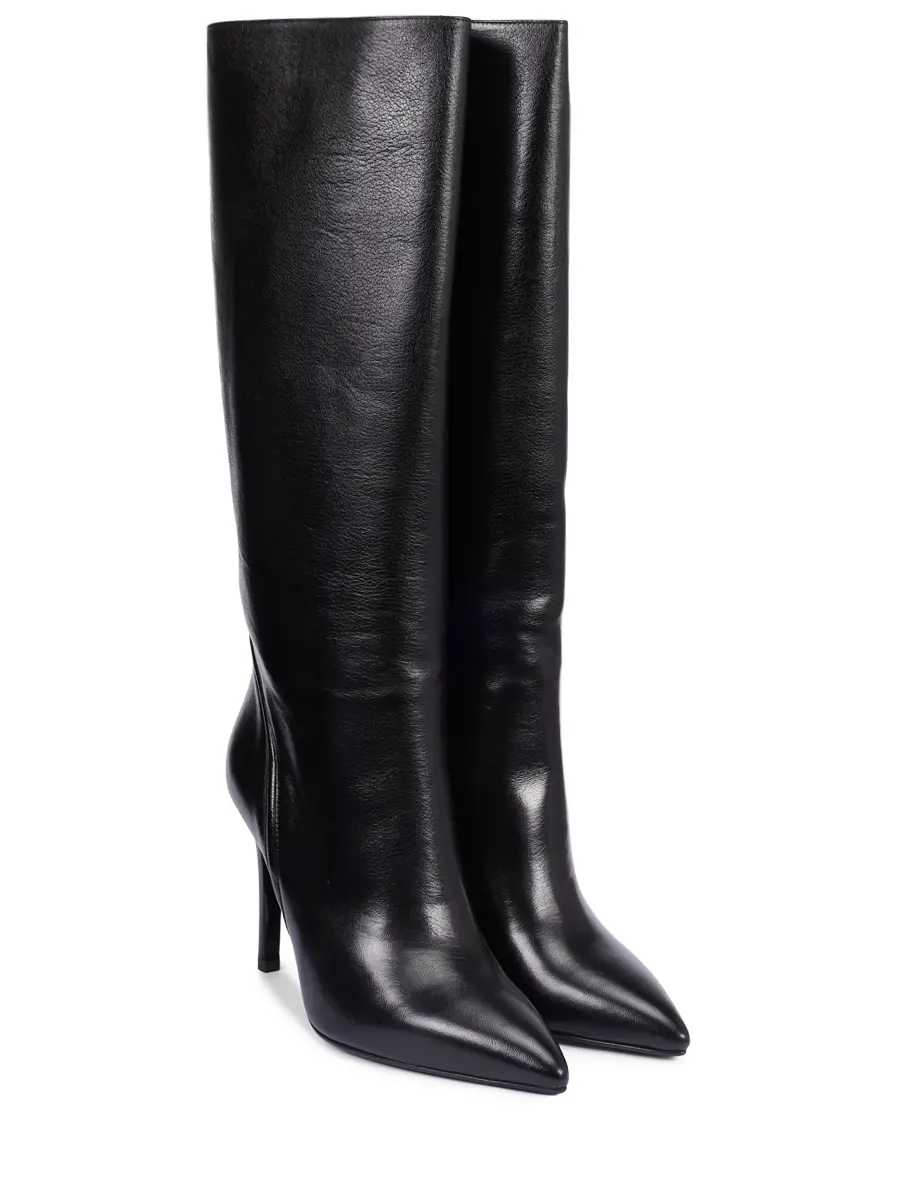 Сапоги кожаные