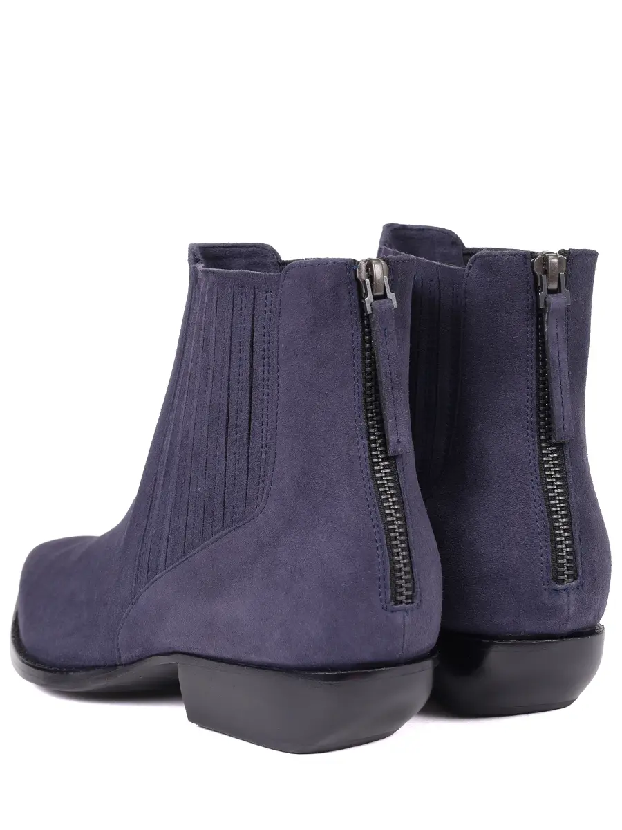 Ботильоны замшевые