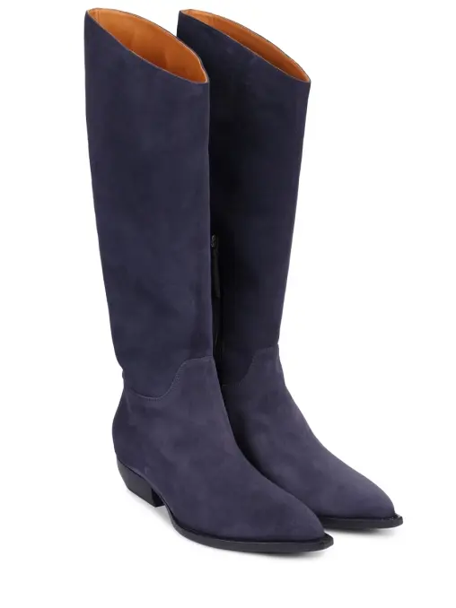 Сапоги замшевые REFINED