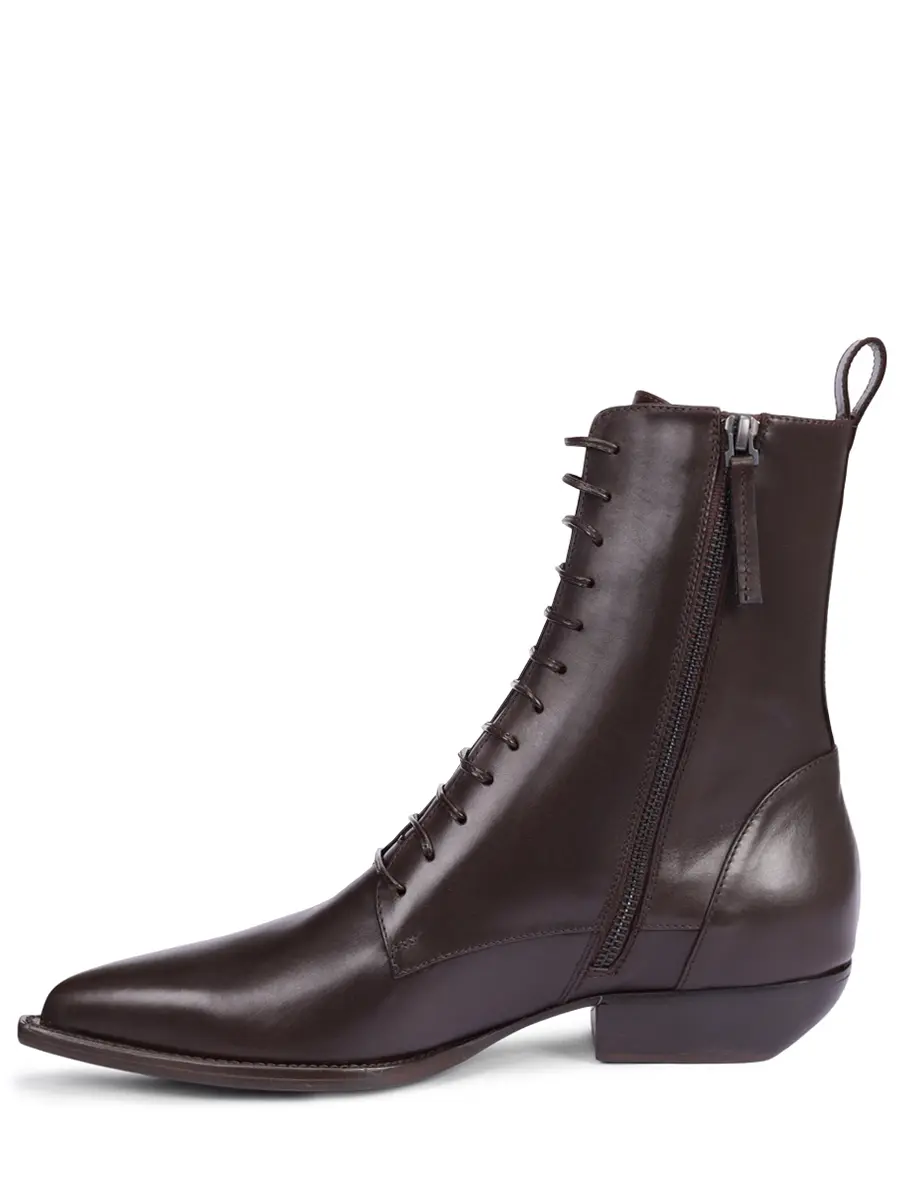 Ботинки кожаные