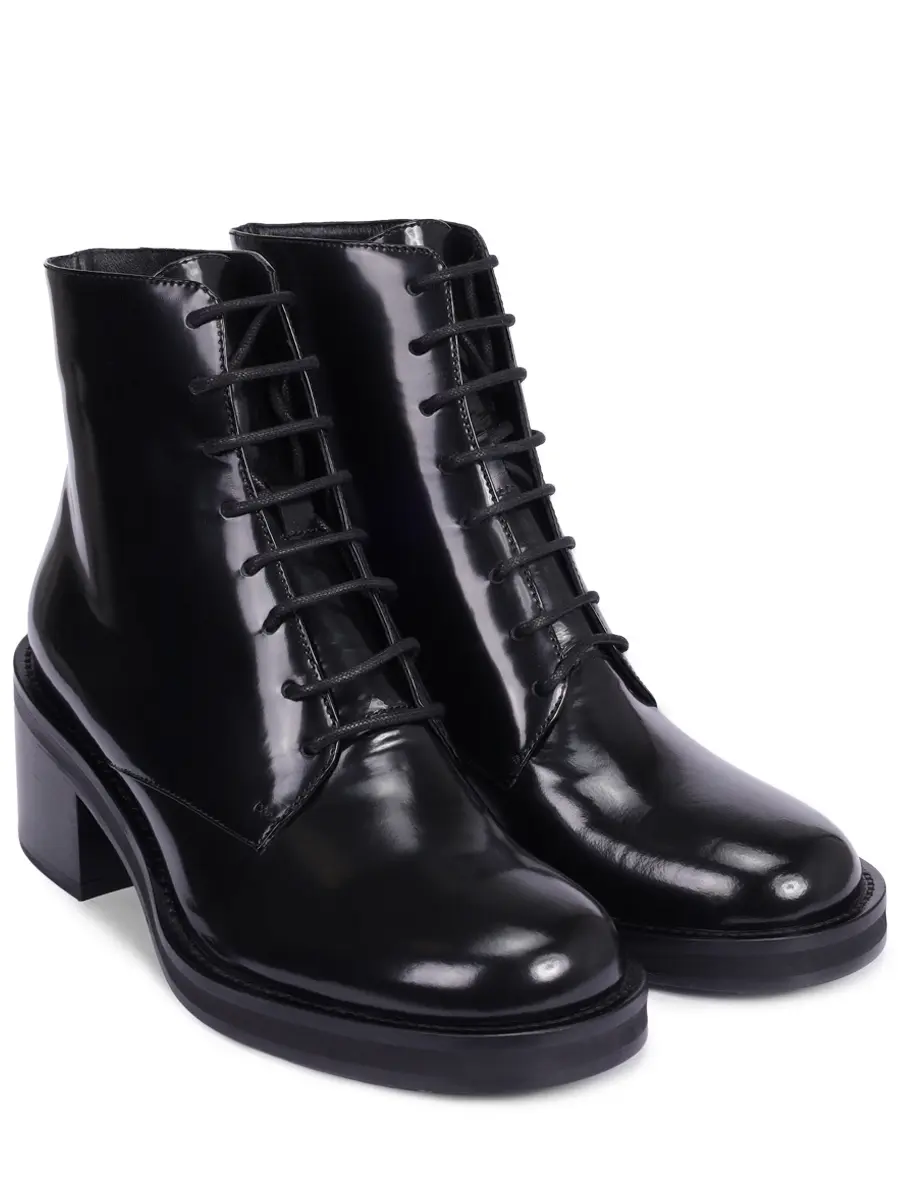 Ботинки кожаные