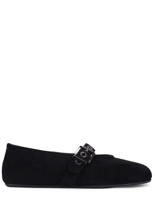 Балетки замшевые на меху REFINED