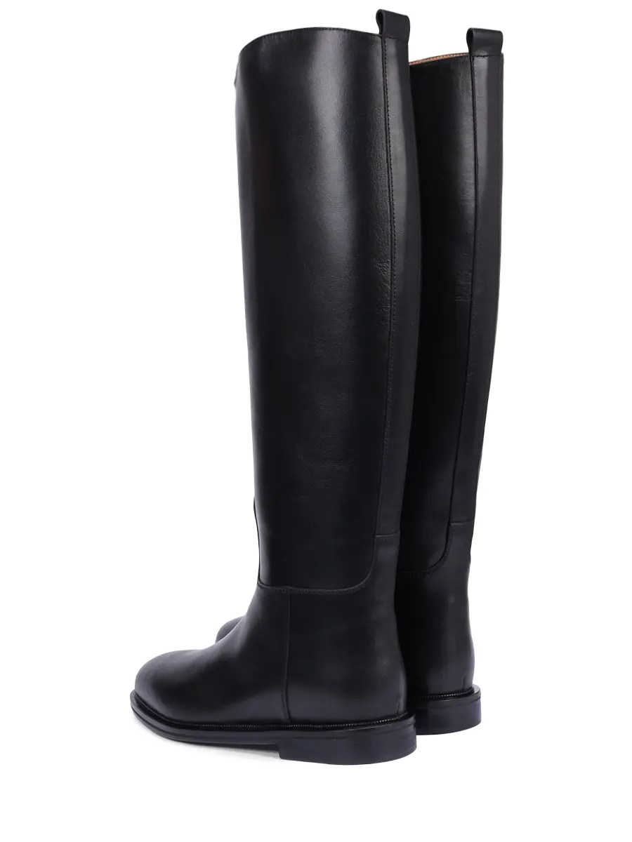 Сапоги кожаные