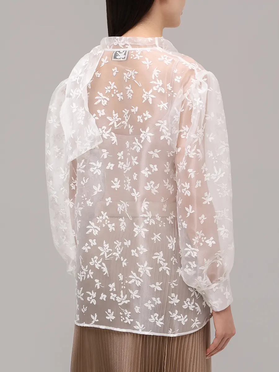 Блуза из органзы