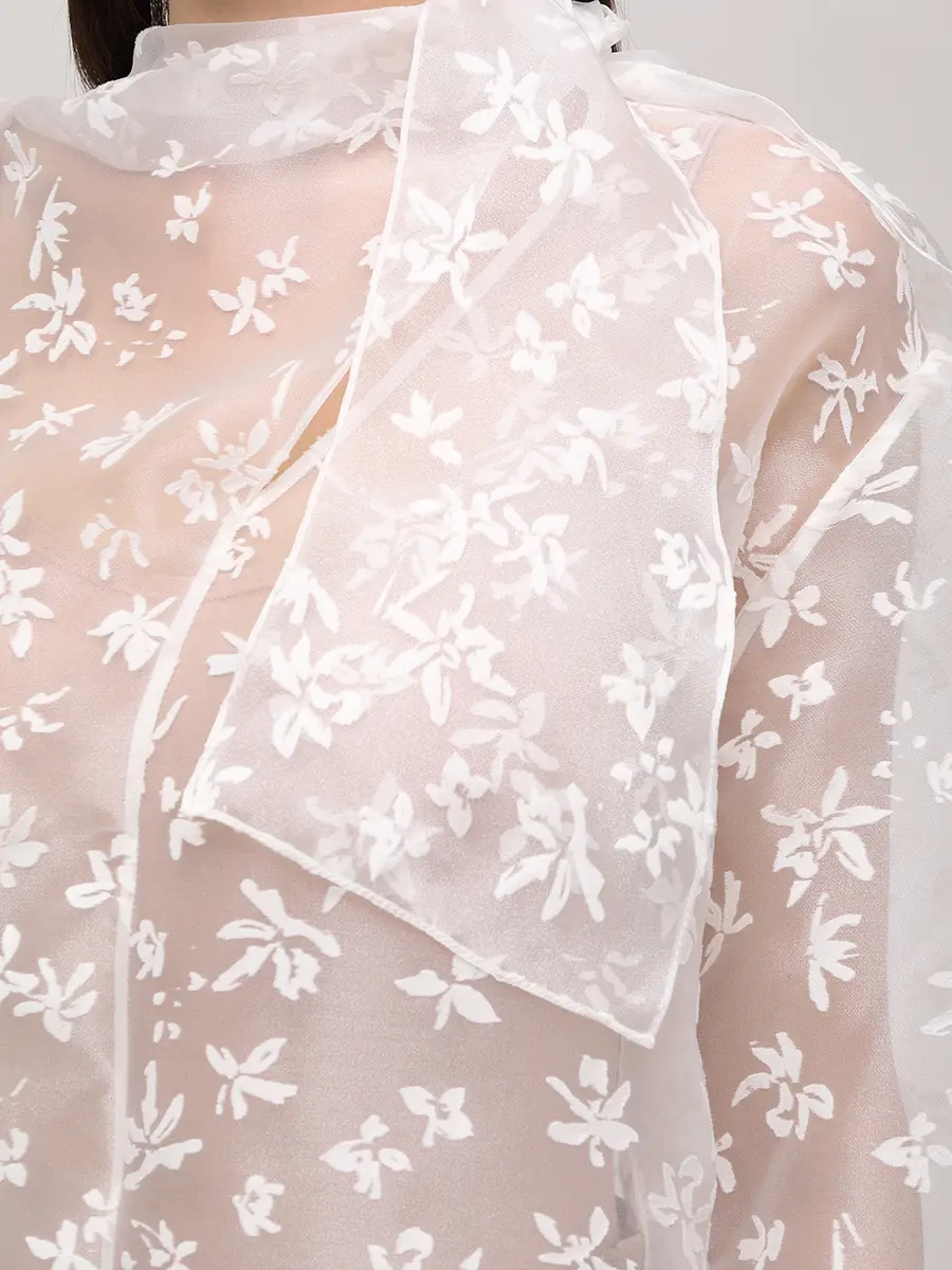 Блуза из органзы