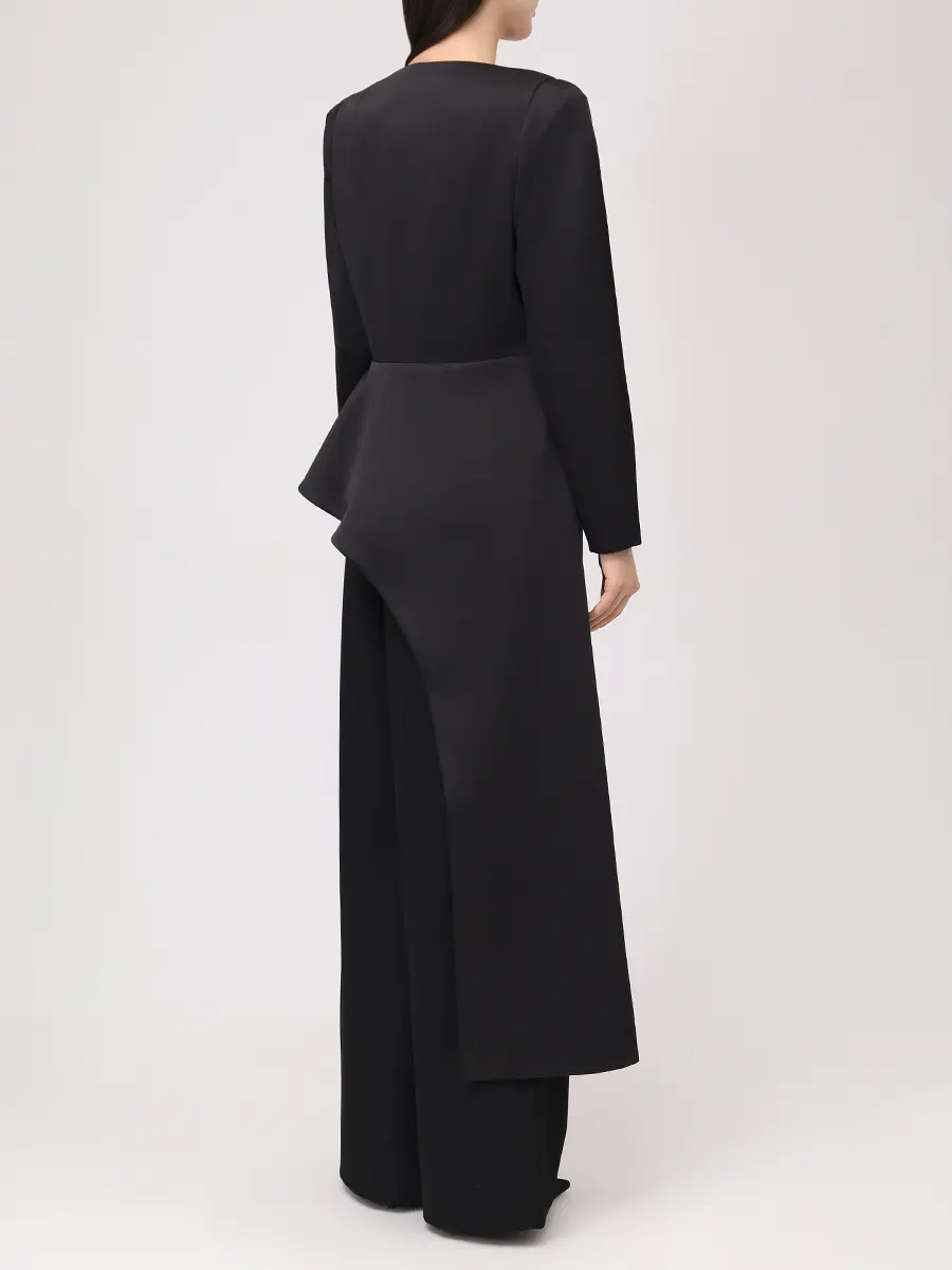 Блуза со шлейфом